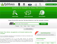 Tablet Screenshot of flohhaus.de